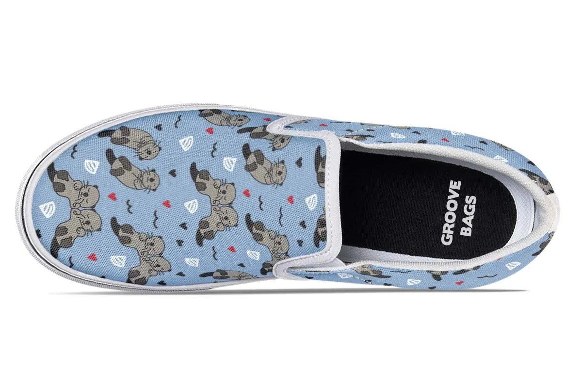 Sea Otter Love Slip-On Shoes