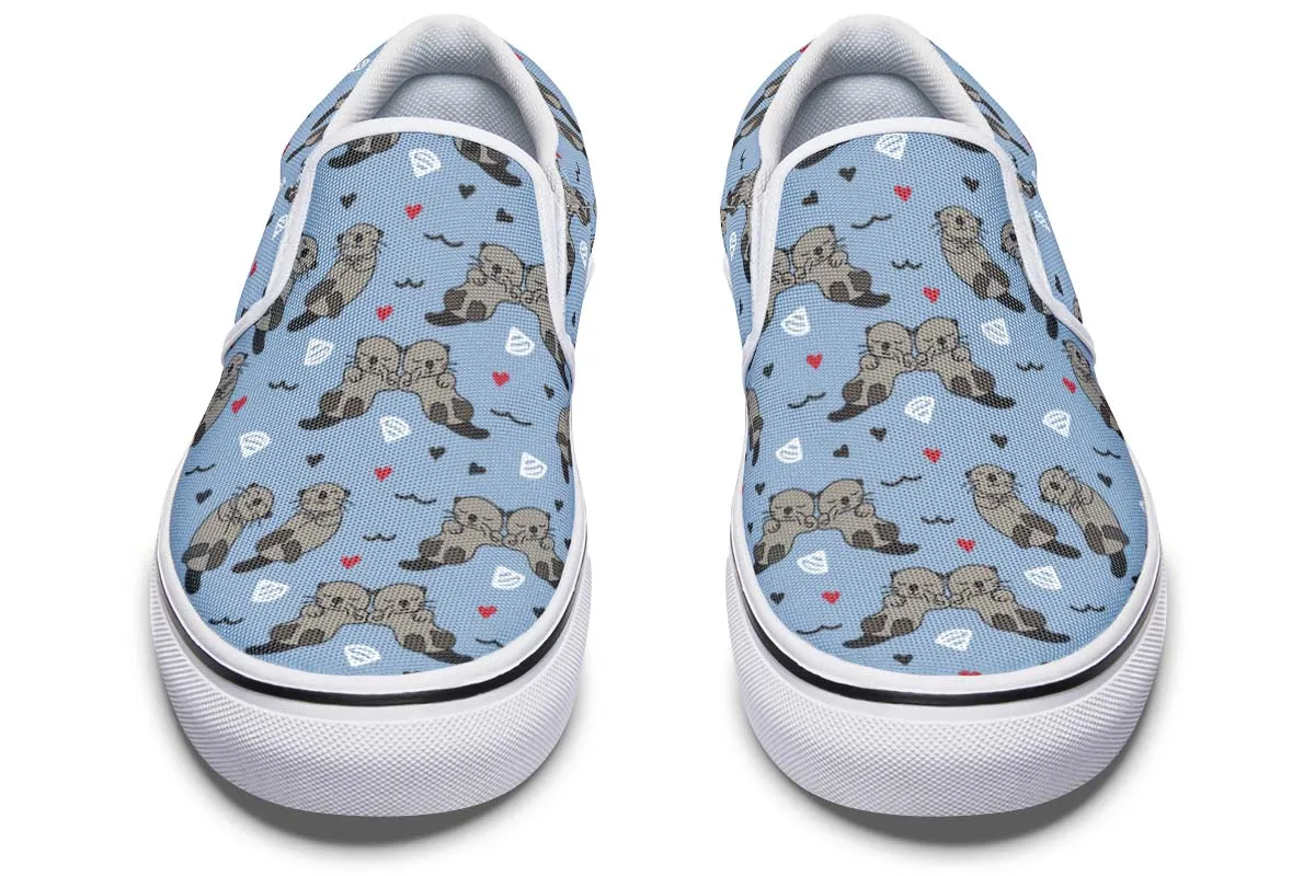 Sea Otter Love Slip-On Shoes