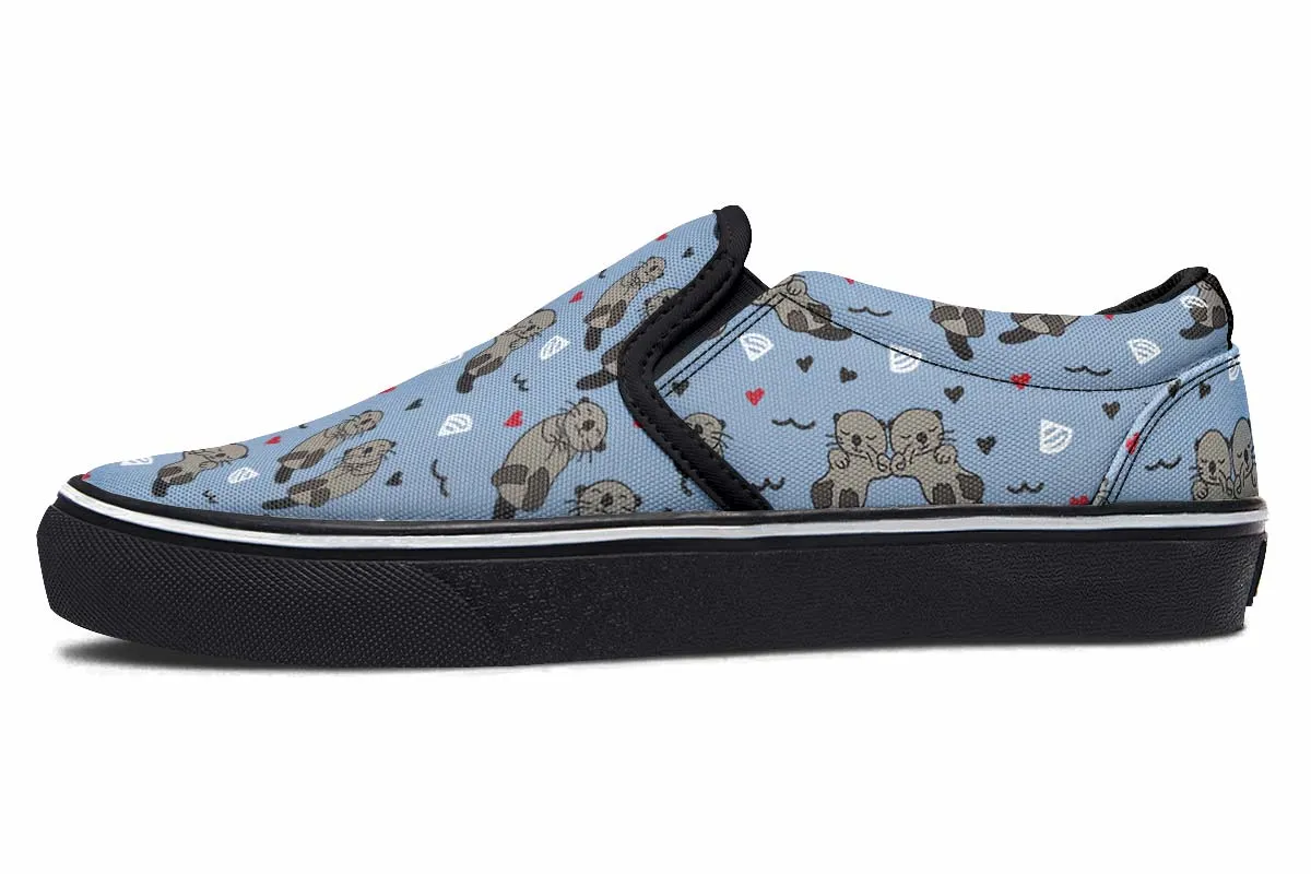 Sea Otter Love Slip-On Shoes