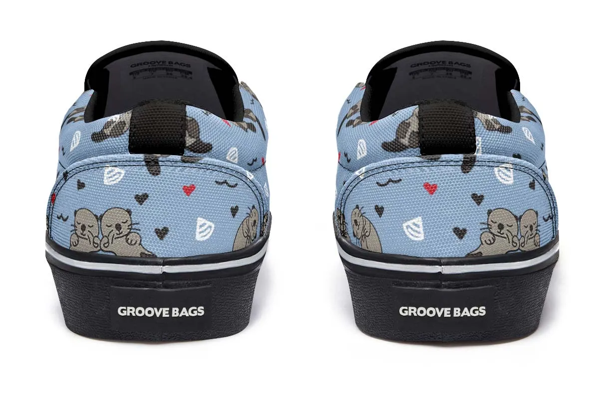 Sea Otter Love Slip-On Shoes