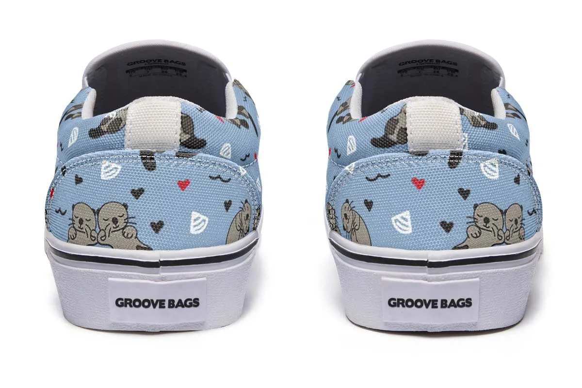 Sea Otter Love Slip-On Shoes