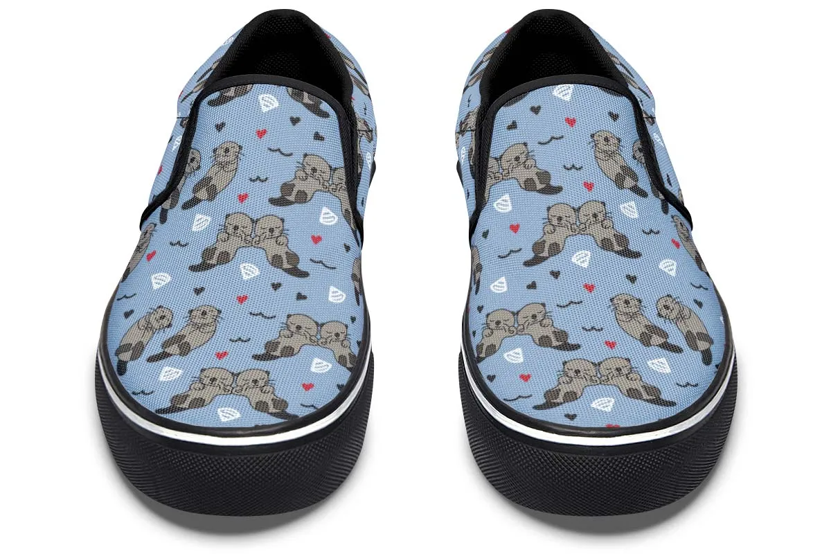 Sea Otter Love Slip-On Shoes