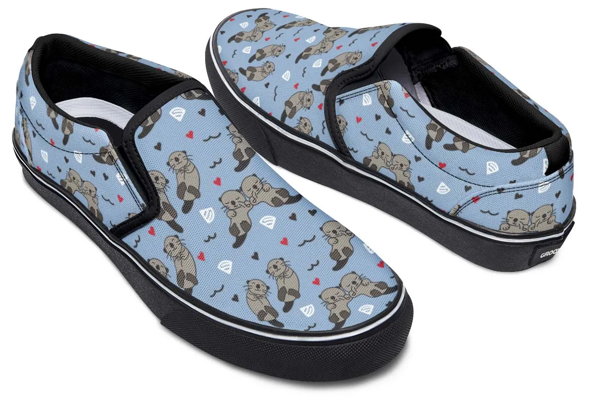 Sea Otter Love Slip-On Shoes