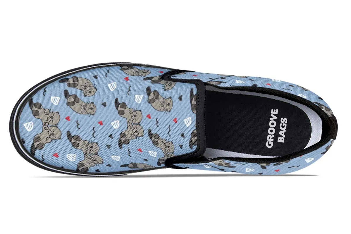 Sea Otter Love Slip-On Shoes