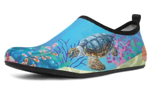 Sea Turtle Aqua Barefoot Shoes