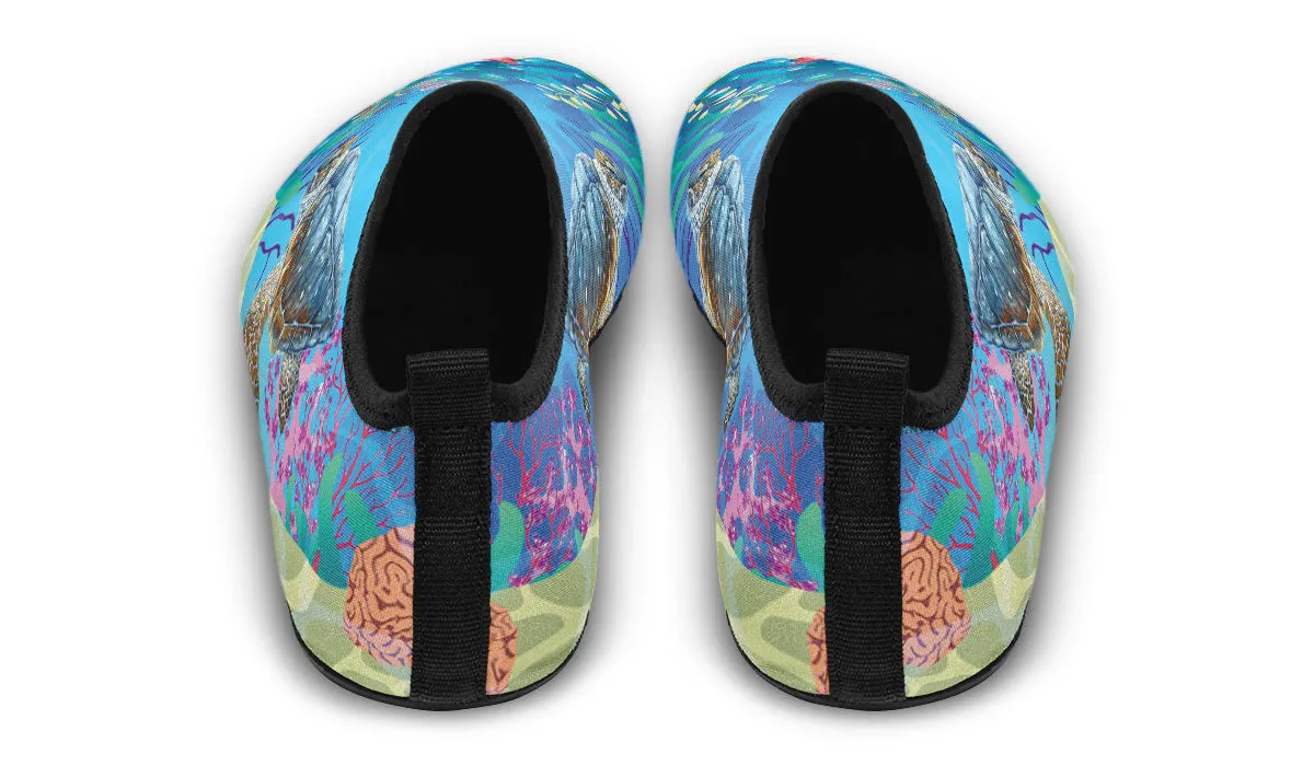 Sea Turtle Aqua Barefoot Shoes