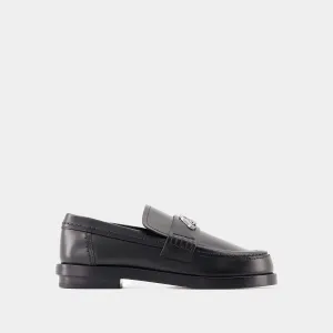 Seal Loafers - Alexander McQueen - Leather - Black/Argent