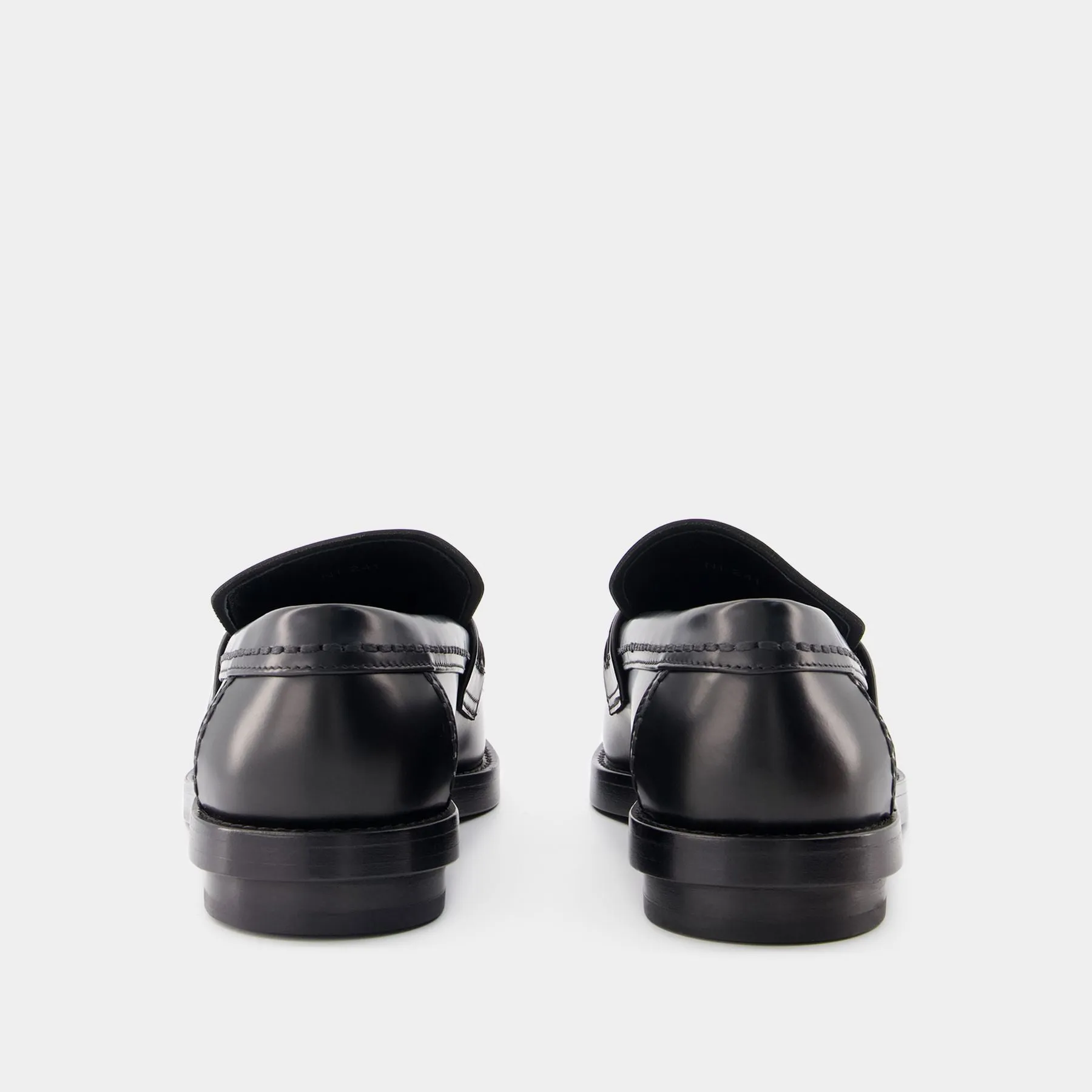 Seal Loafers - Alexander McQueen - Leather - Black/Argent