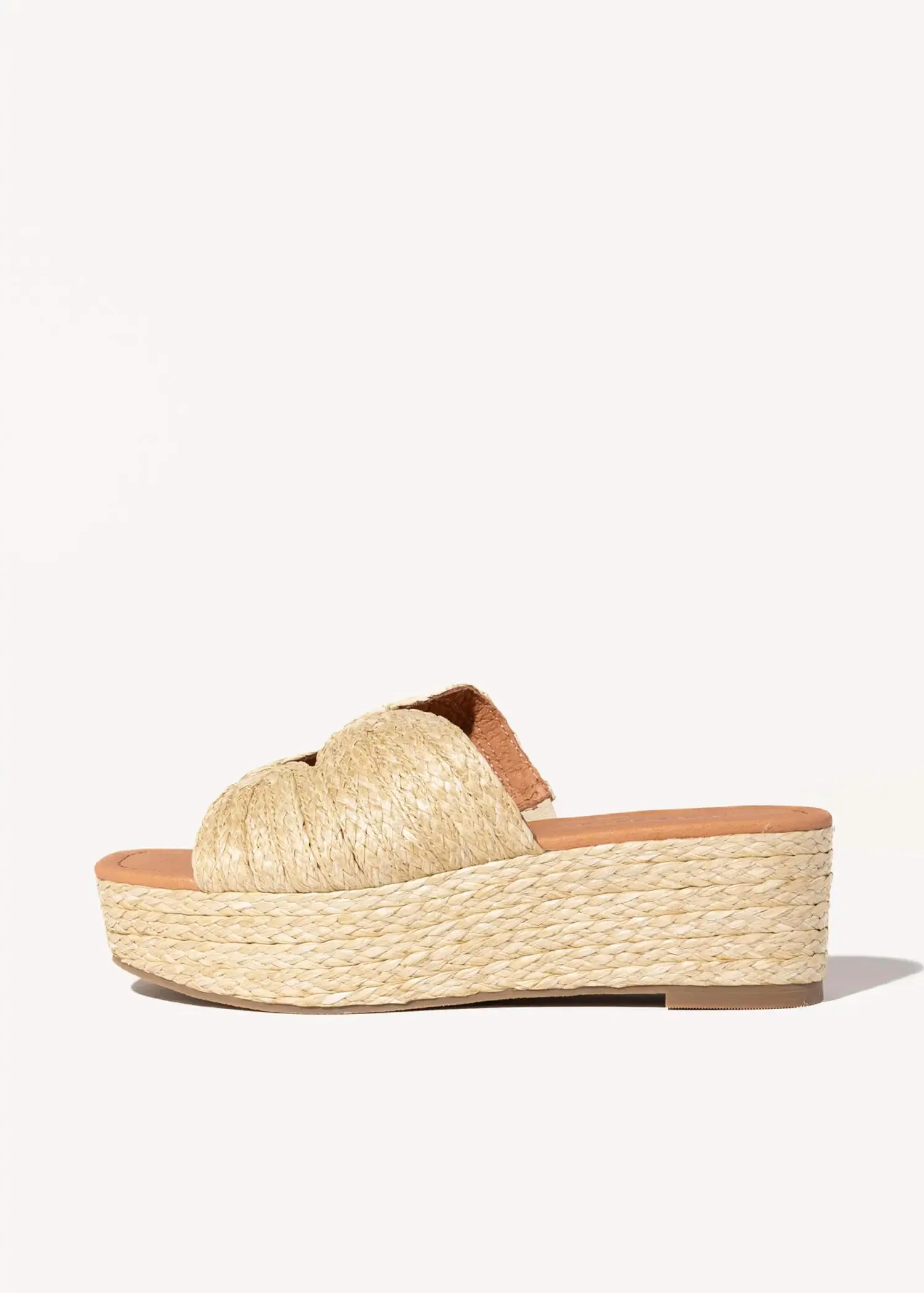Serene Raffia Wedge