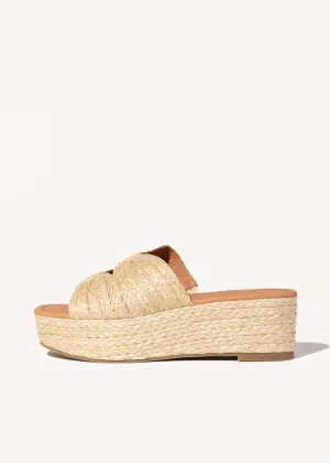 Serene Raffia Wedge