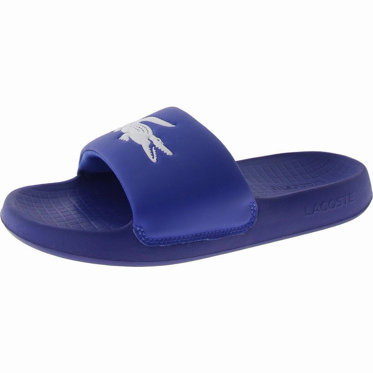 Serve Slide Womens Cushioned Footbed Manmade Slide Sandals
