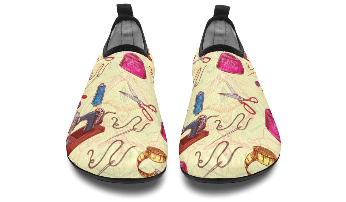 Sewing Aqua Barefoot Shoes