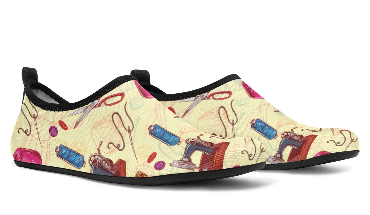 Sewing Aqua Barefoot Shoes