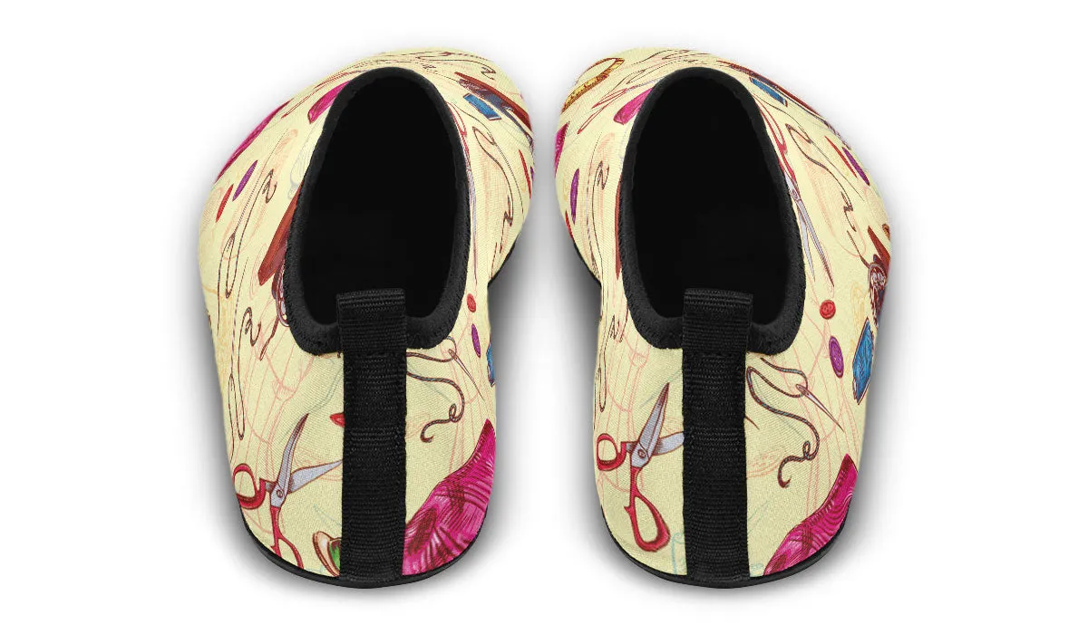 Sewing Aqua Barefoot Shoes