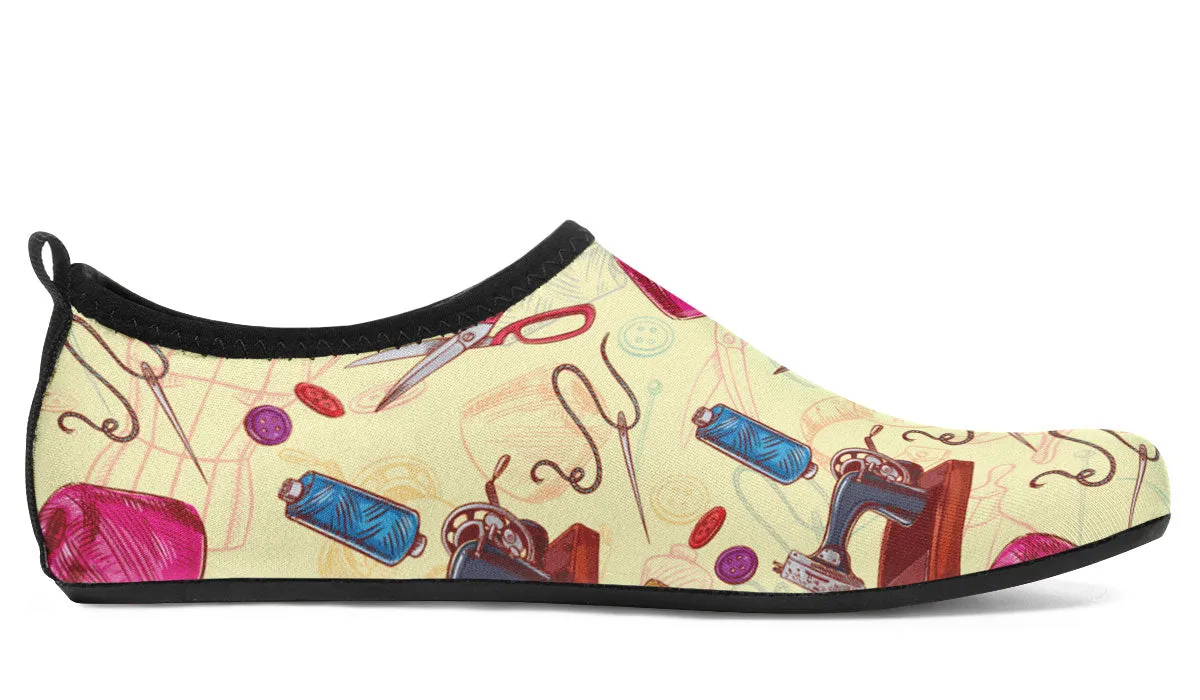 Sewing Aqua Barefoot Shoes