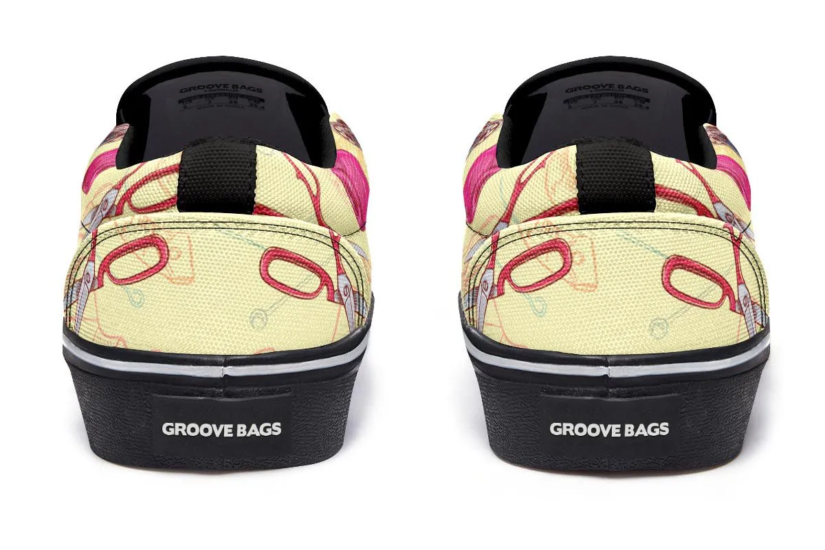 Sewing Lovers Slip-On Shoes