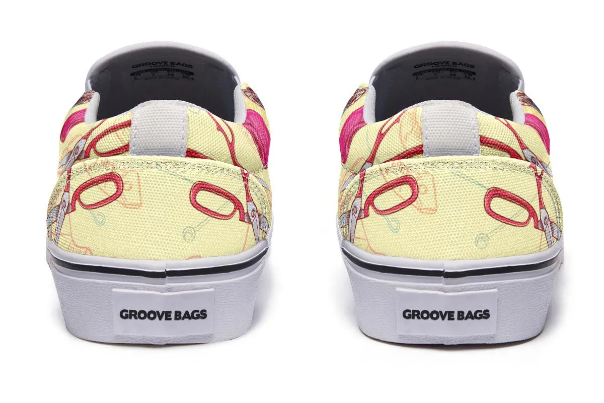 Sewing Lovers Slip-On Shoes