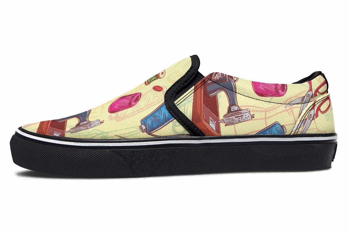 Sewing Lovers Slip-On Shoes
