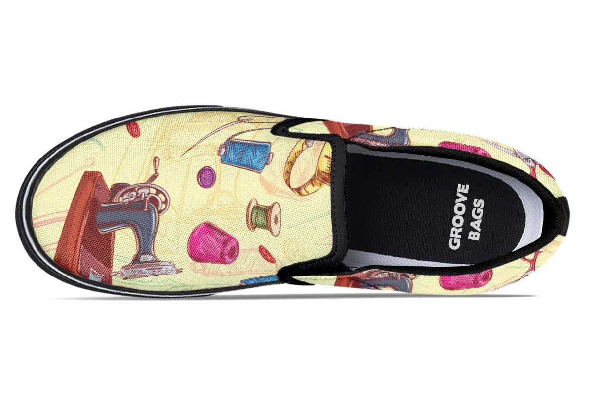 Sewing Lovers Slip-On Shoes
