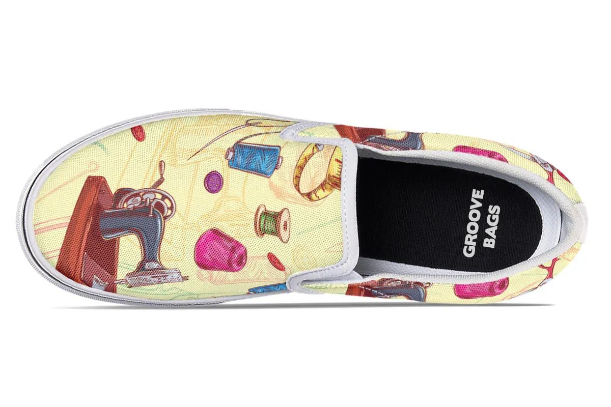 Sewing Lovers Slip-On Shoes