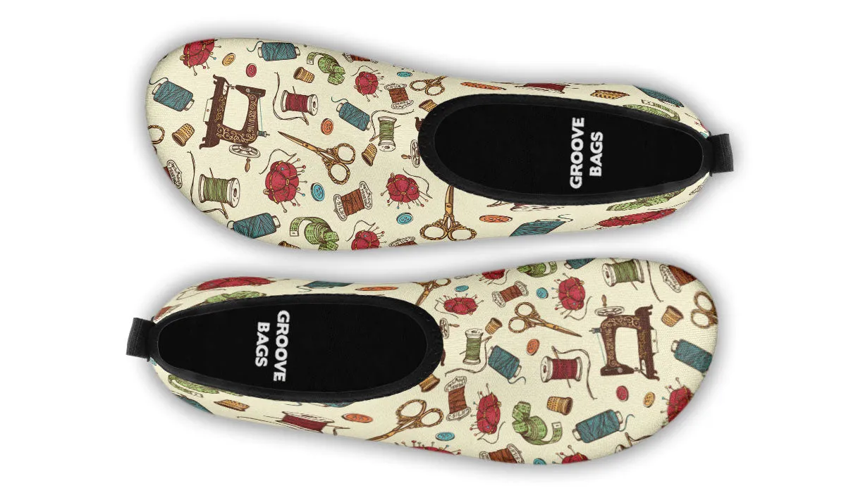 Sewing Machine Aqua Barefoot Shoes