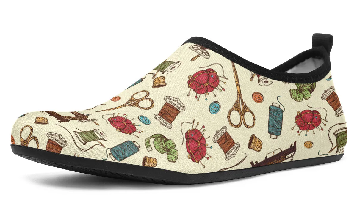 Sewing Machine Aqua Barefoot Shoes