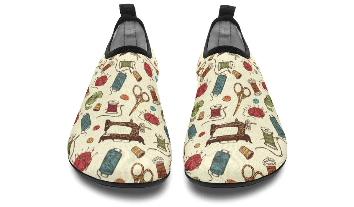 Sewing Machine Aqua Barefoot Shoes