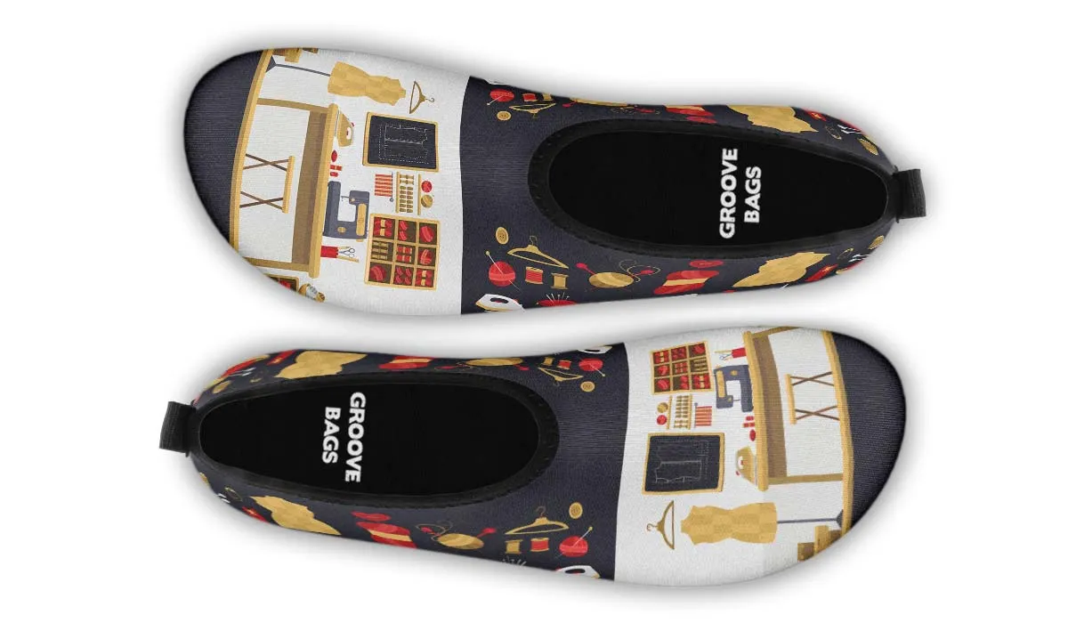 Sewing Nook Aqua Barefoot Shoes