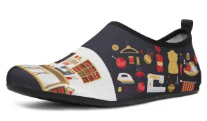Sewing Nook Aqua Barefoot Shoes