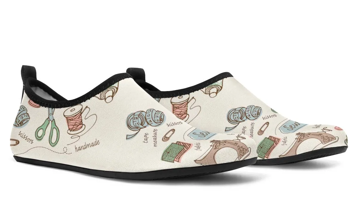 Sewing Supplies Aqua Barefoot Shoes