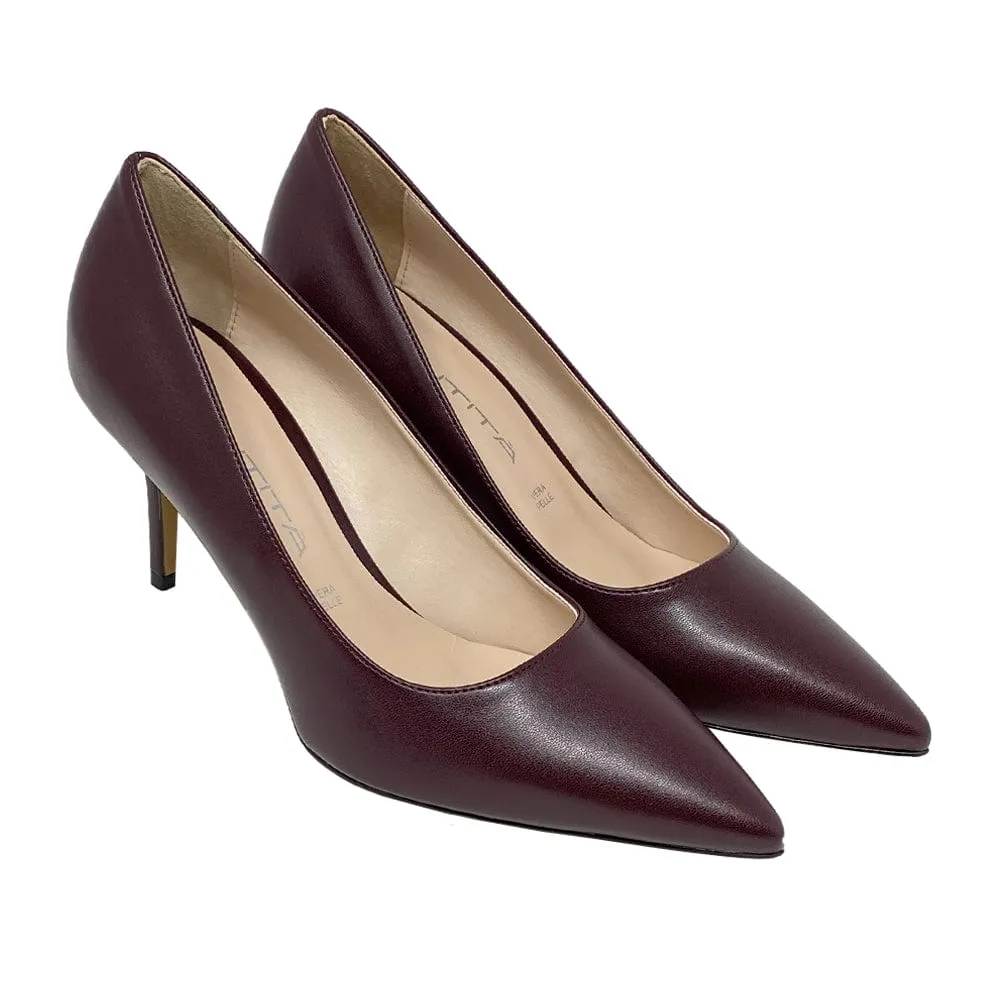 SHANA BORDEAUX LEATHER