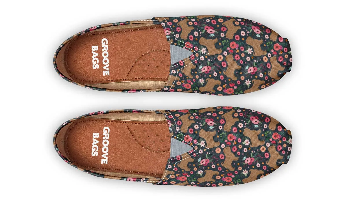 Shar Pei Flower Casual Shoes