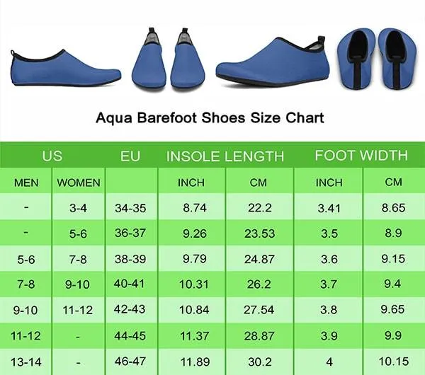 Sheltie Flower Aqua Barefoot Shoes