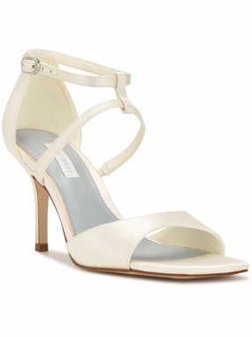Sighs Womens Satin Square Toe Heels
