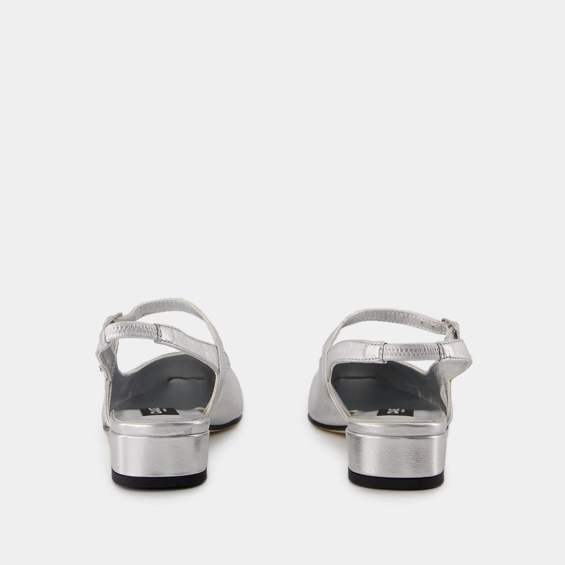 Sling Back Oceano - Carel - Leather - Argent