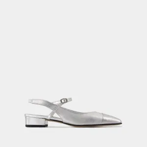 Sling Back Oceano - Carel - Leather - Argent