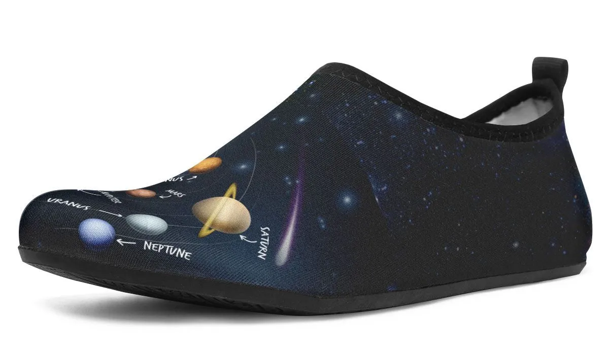Solar System Diagram Aqua Barefoot Shoes