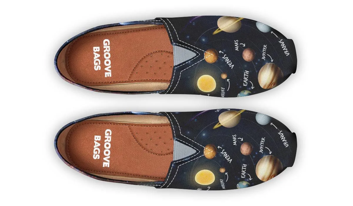 Solar System Diagram Casual Shoes