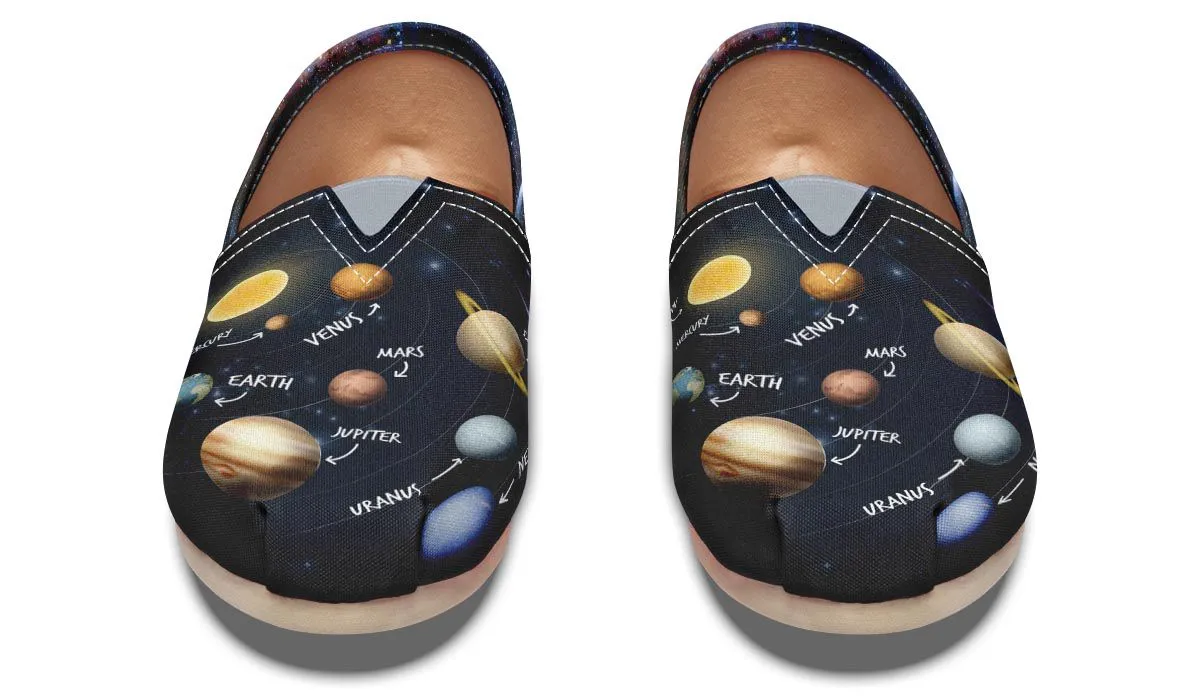 Solar System Diagram Casual Shoes