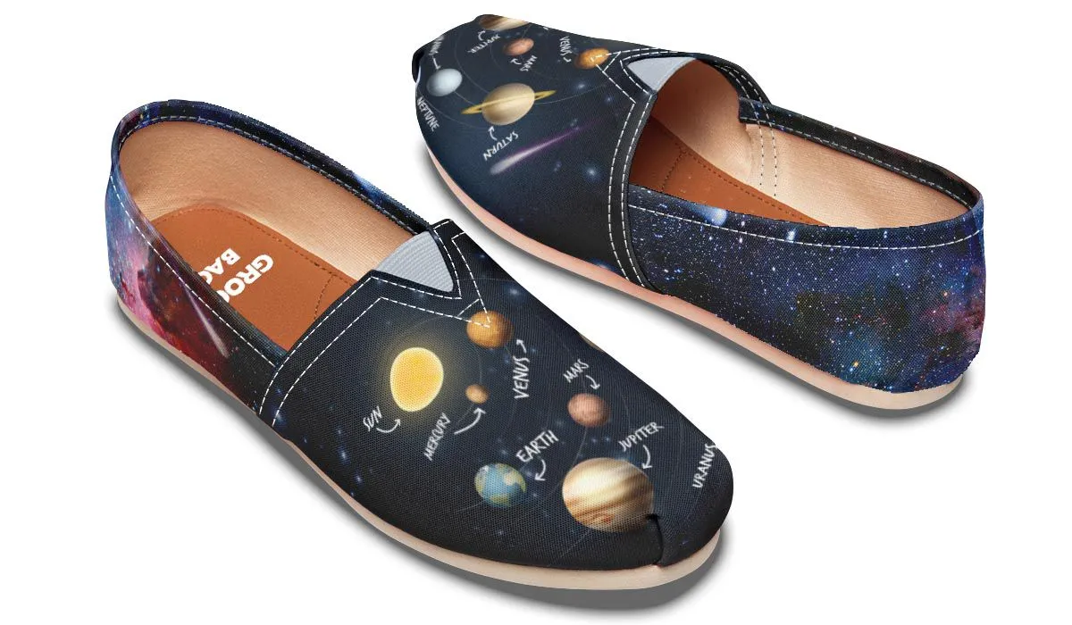 Solar System Diagram Casual Shoes
