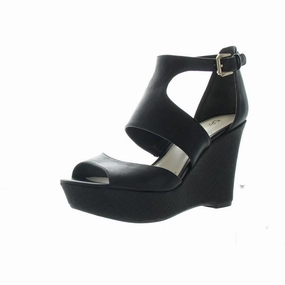 Sophie Womens Adjustable Manmade Wedge Sandals