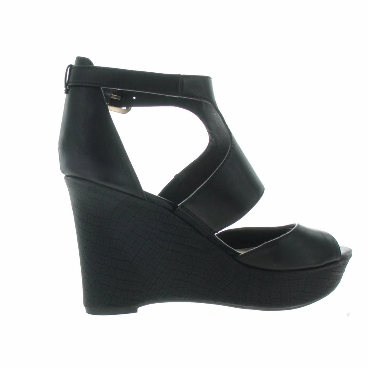 Sophie Womens Adjustable Manmade Wedge Sandals