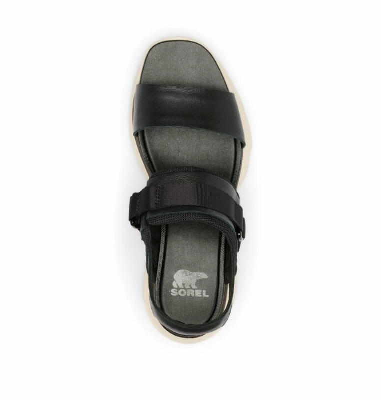 Sorel Women's Kinetic Impact Slingback Heel - Black/Chalk