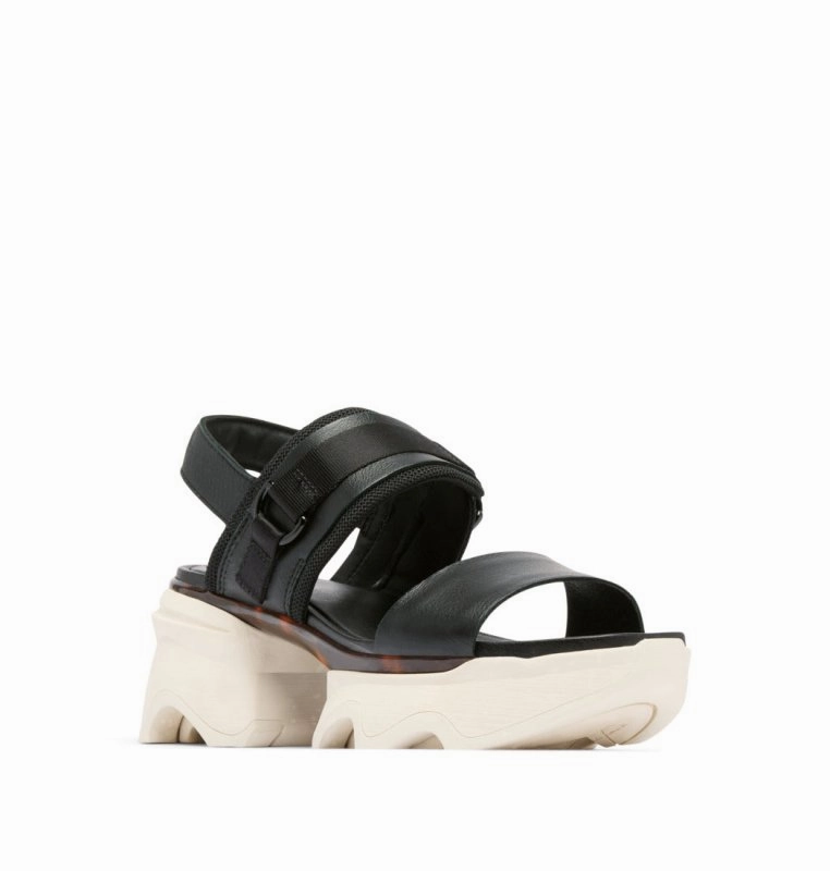 Sorel Women's Kinetic Impact Slingback Heel - Black/Chalk