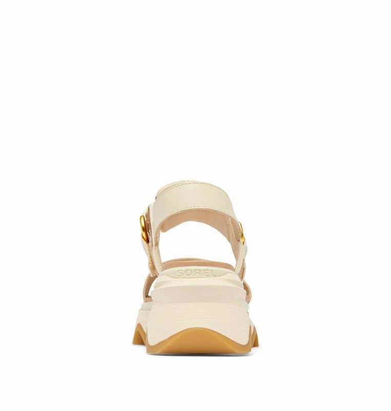 Sorel Women's Kinetic Impact Slingback Heel - Honey White/Sea Salt