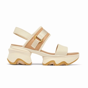 Sorel Women's Kinetic Impact Slingback Heel - Honey White/Sea Salt