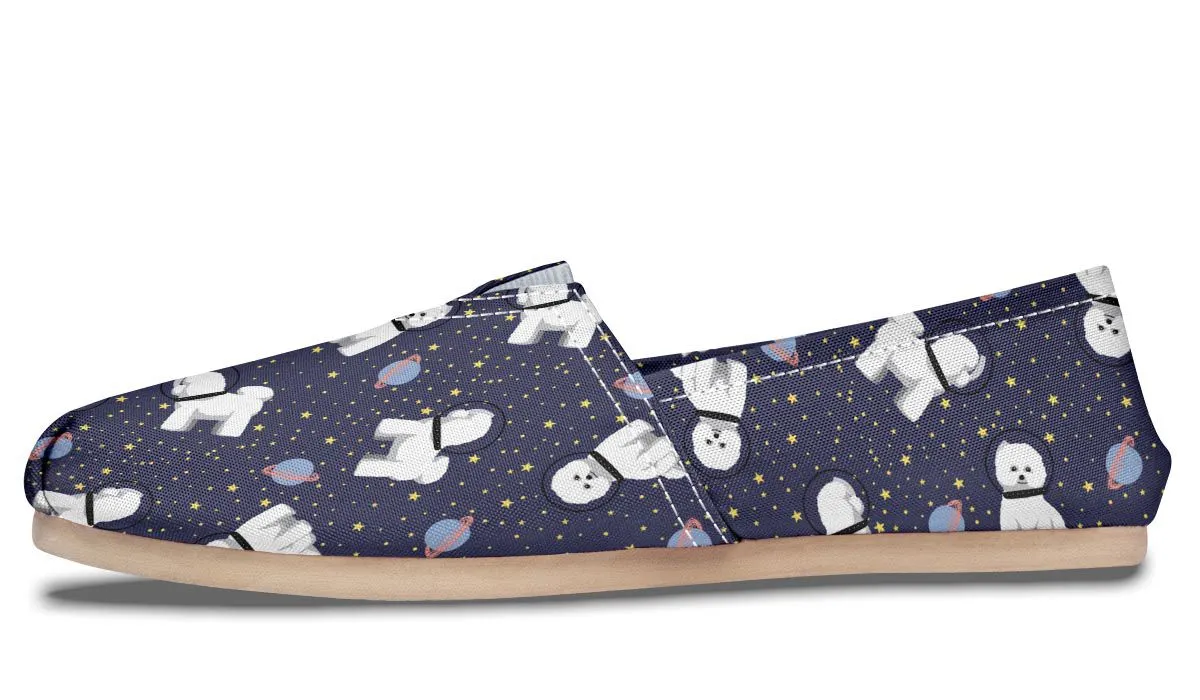 Space Bichon Frise Casual Shoes