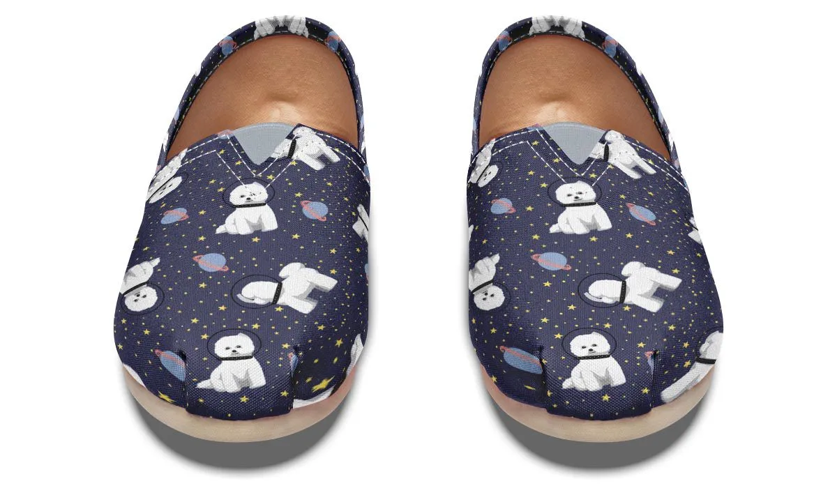 Space Bichon Frise Casual Shoes