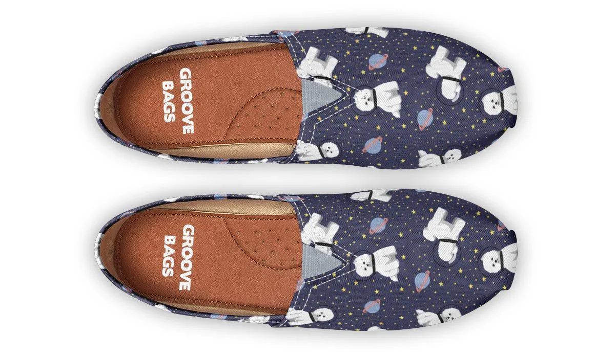Space Bichon Frise Casual Shoes