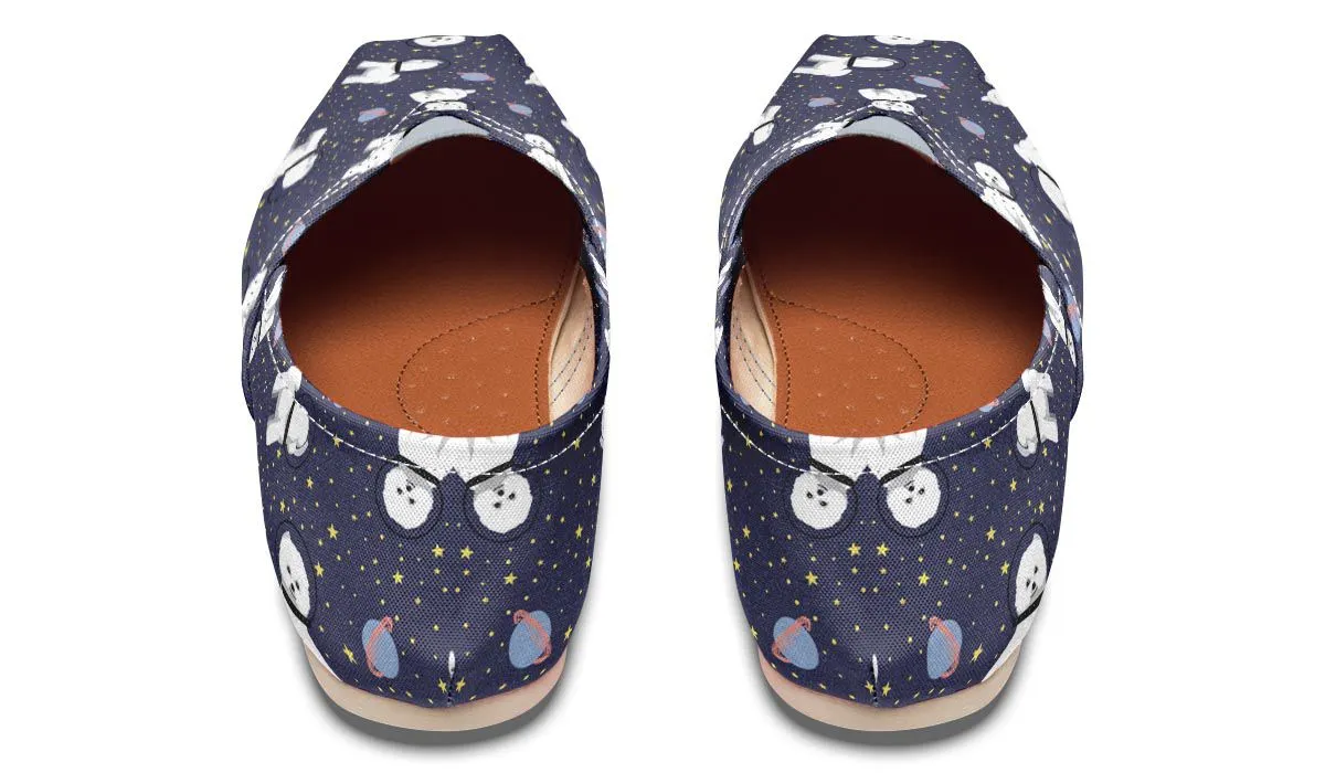 Space Bichon Frise Casual Shoes